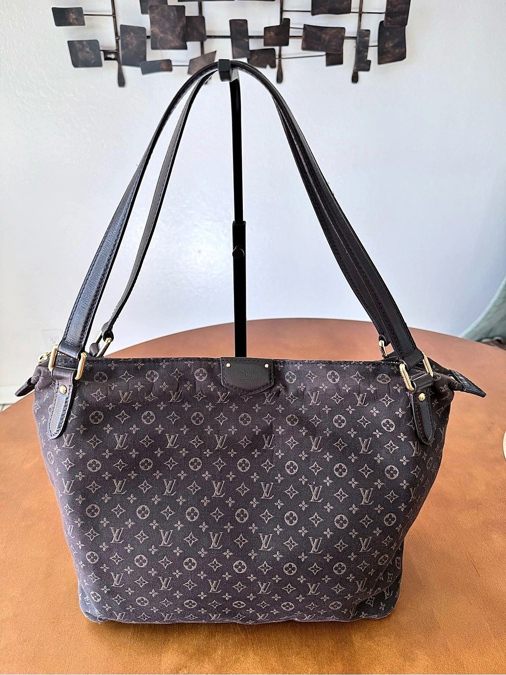Louis Vuitton Monogram Mini Lin Canvas (dark brown).